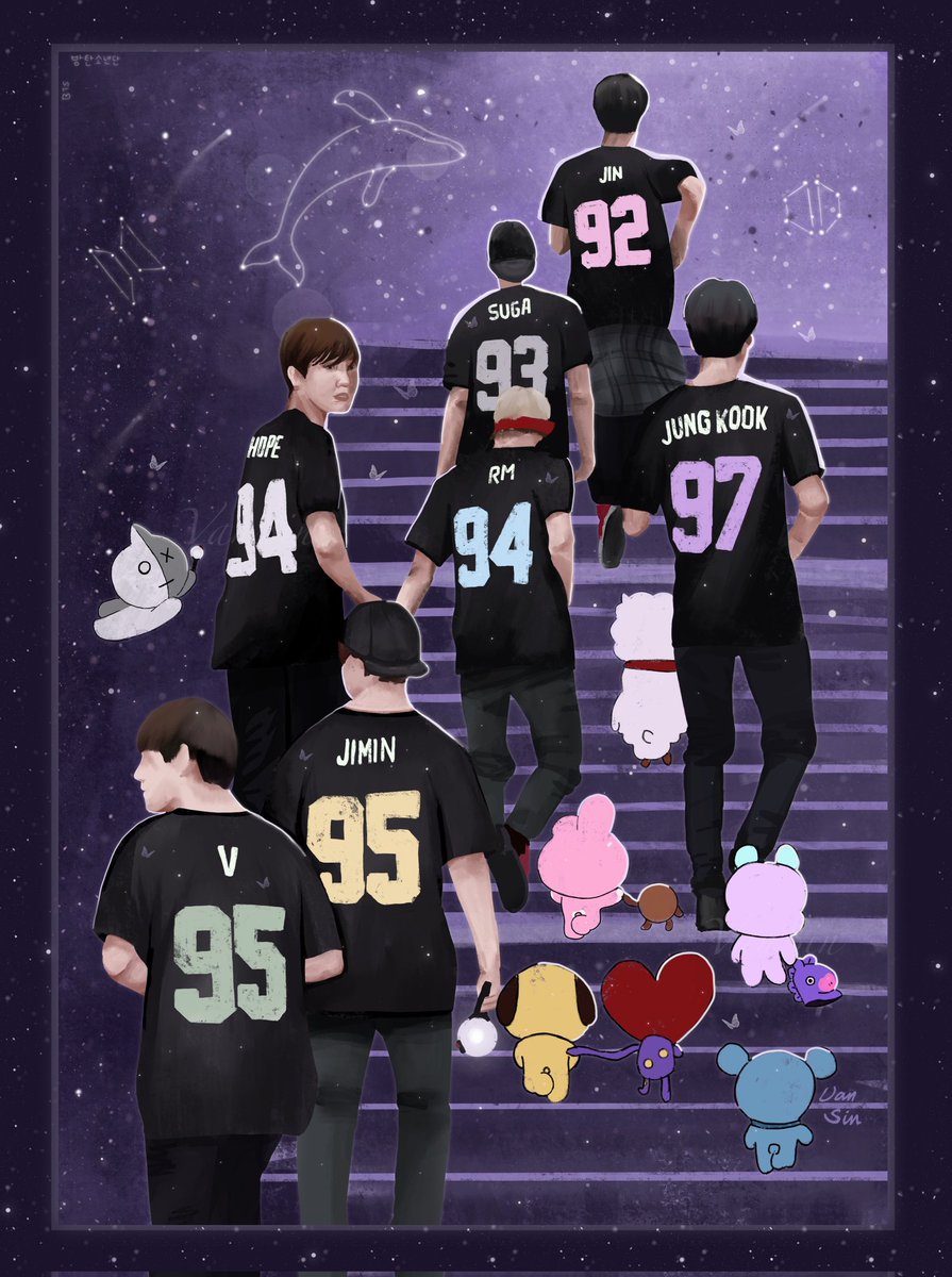 vansinarts's tweet photo. Happy 10 years!💜 @BTS_twt
Let's keep walking together!! 
Ee will keep following you on the purple path into the magic shop💜 #bts10thanniversary
#minyoongi #kimnamjoon #kimseokjin  #junghoseok #kimtaehyung #parkjimin #jeonjungkook  #방탄소년단 #BTSFesta2023 #10yearswithBTS https://t.co/dlxSNfv1wN