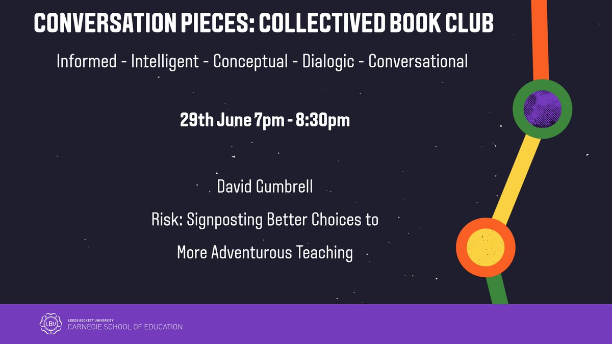 📚CollectivED Book Club 📷Find out more and register to attend here: ow.ly/FGjE50MVj1f @Auribins and @DrRLofthouse give a snapshot of what to expect on the 29th of June: ow.ly/j7Fj50NLHRf