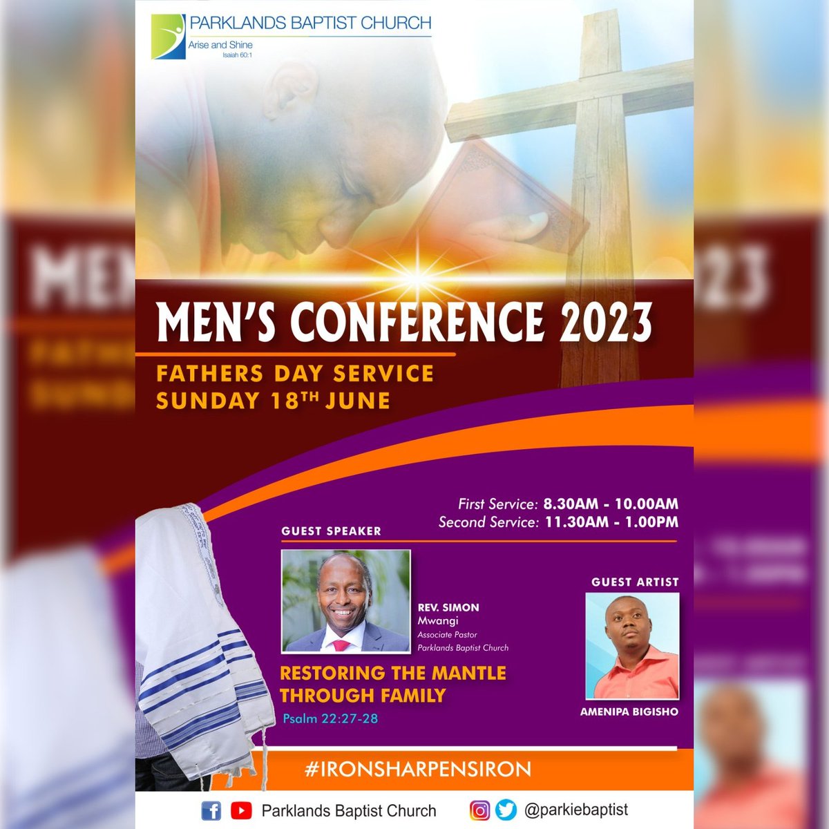 ParkieBaptist's tweet image. As we gear up for the mens conference which kickstarts on the 14th of June 2023, here is the program from day one to the D-Day. Im sure you wouldn't want to miss this. See you there.

#IronSharpensIron
#ReclaimingTheMantle
#Mensconference2023
#EmpoweredObedience
#UnleashedCourage…
