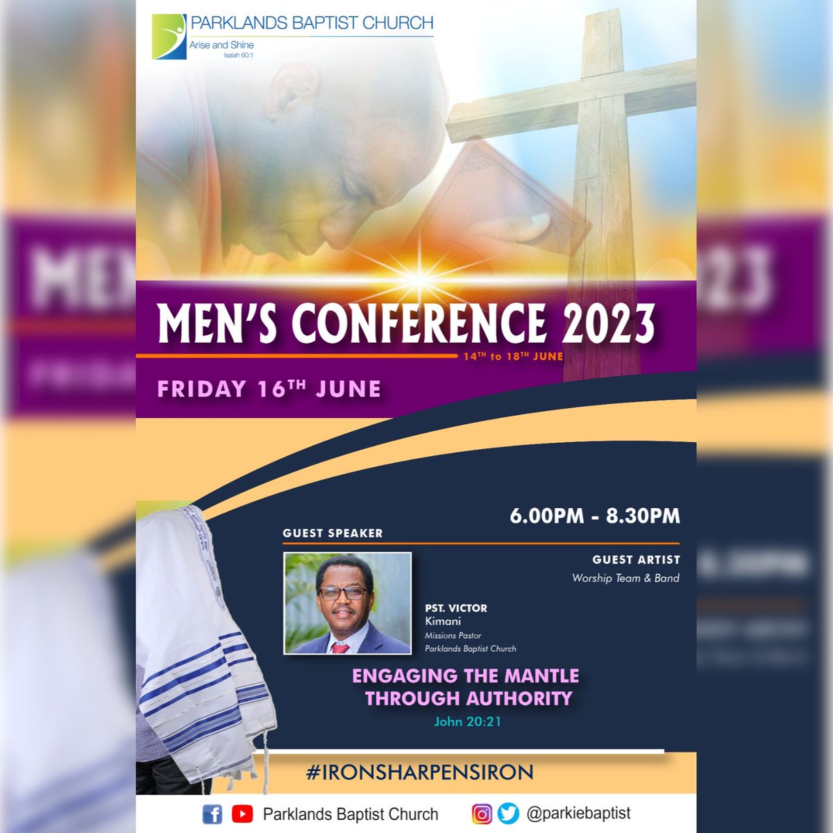 ParkieBaptist's tweet image. As we gear up for the mens conference which kickstarts on the 14th of June 2023, here is the program from day one to the D-Day. Im sure you wouldn't want to miss this. See you there.

#IronSharpensIron
#ReclaimingTheMantle
#Mensconference2023
#EmpoweredObedience
#UnleashedCourage…