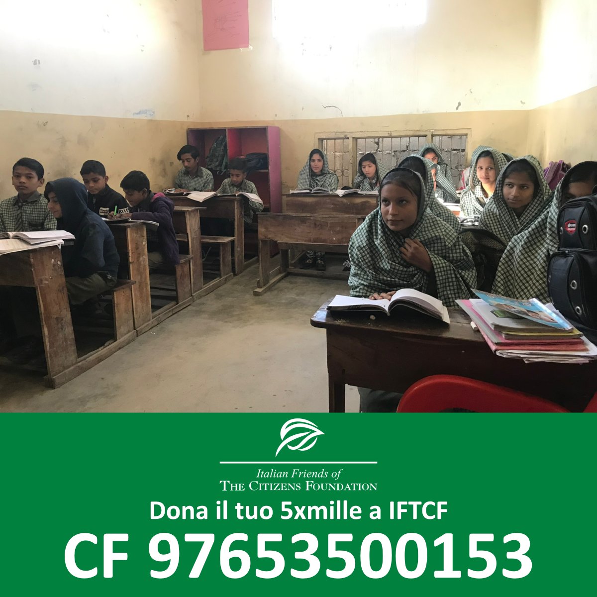 FriendsTCFItaly's tweet photo. L'accesso all'istruzione è uno dei diritti fondamentali di ogni bambino, ma purtroppo non è sempre garantito. Con il tuo contributo del 5 per mille, puoi aiutare i bambini del Pakistan ad avere un futuro migliore. CF97653500153 https://t.co/aVhZ177HFQ #IFTCF #TCFItalia #Pakistan https://t.co/rQXCID7Wbh