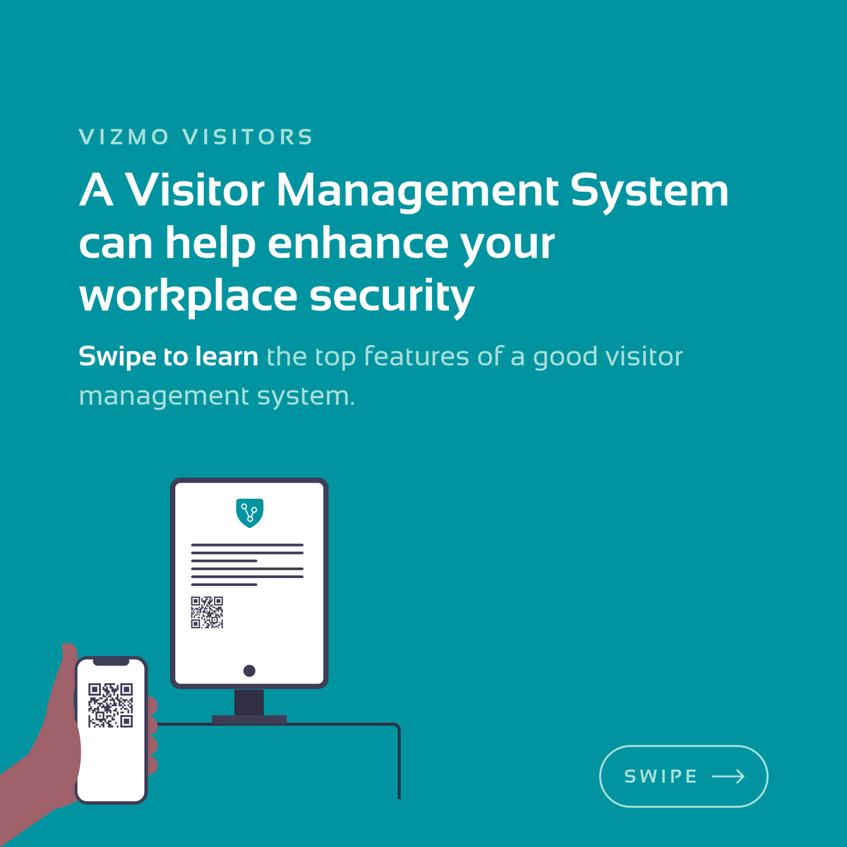 Vizmo_VMS's tweet image. Swipe to learn about the top features of a Visitor Management System and how they can help you improve your workplace’s security. Visit our blog zurl.co/bIQD  on ‘How a Visitor Management System Helps Enhance Workplace Security’ to learn more.