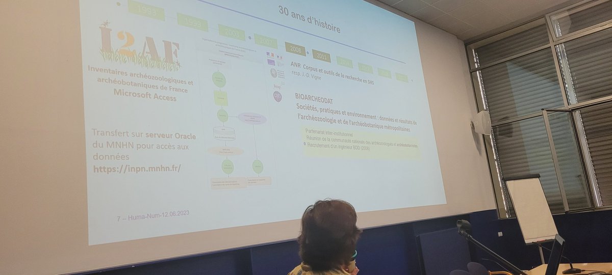AJoffres's tweet photo. #rhn23 #J1 retour d'expérience d'infrastructures "voisines", même si dans d'autres domaines de recherche #sshandbeyond #bbees #cecilecallou #indores @dataterra #frederichuynh https://t.co/cbcYmZdDsq