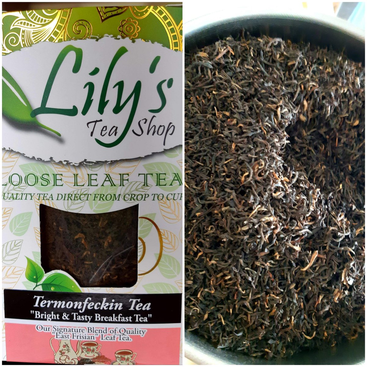Time to try our Termonfeckin Tea! This outstanding grade of loose leaf tea is unlike any other Tea on the shelf, it's a large cut leaf, full of flavour, it'll be your new favourite as soon as you try it.  lilystea.ie #looseleaftea #teatime #supportlocal #foodacademy