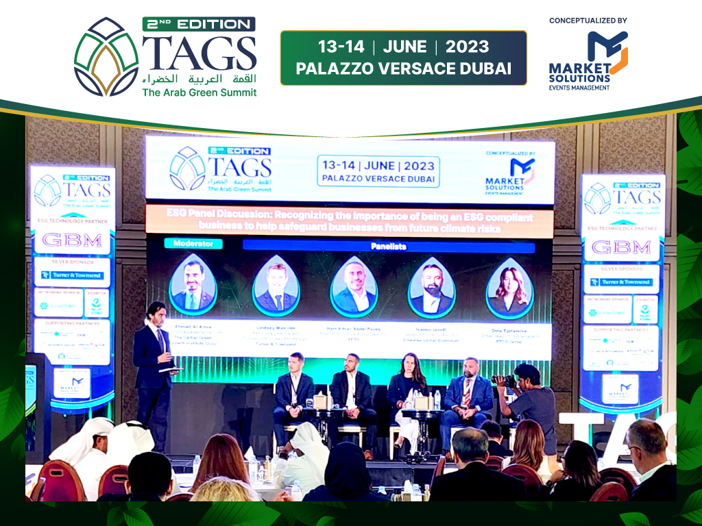 ESG Panel Discussion!
Hear from our experts discussion on “Recognizing the importance of being an ESG compliant business to help safeguard businesses from future climate risks”.

#ArabGreenSummit #Sustainability #ClimateChange #NetZero2050 #Environment #cleanenergy #energy