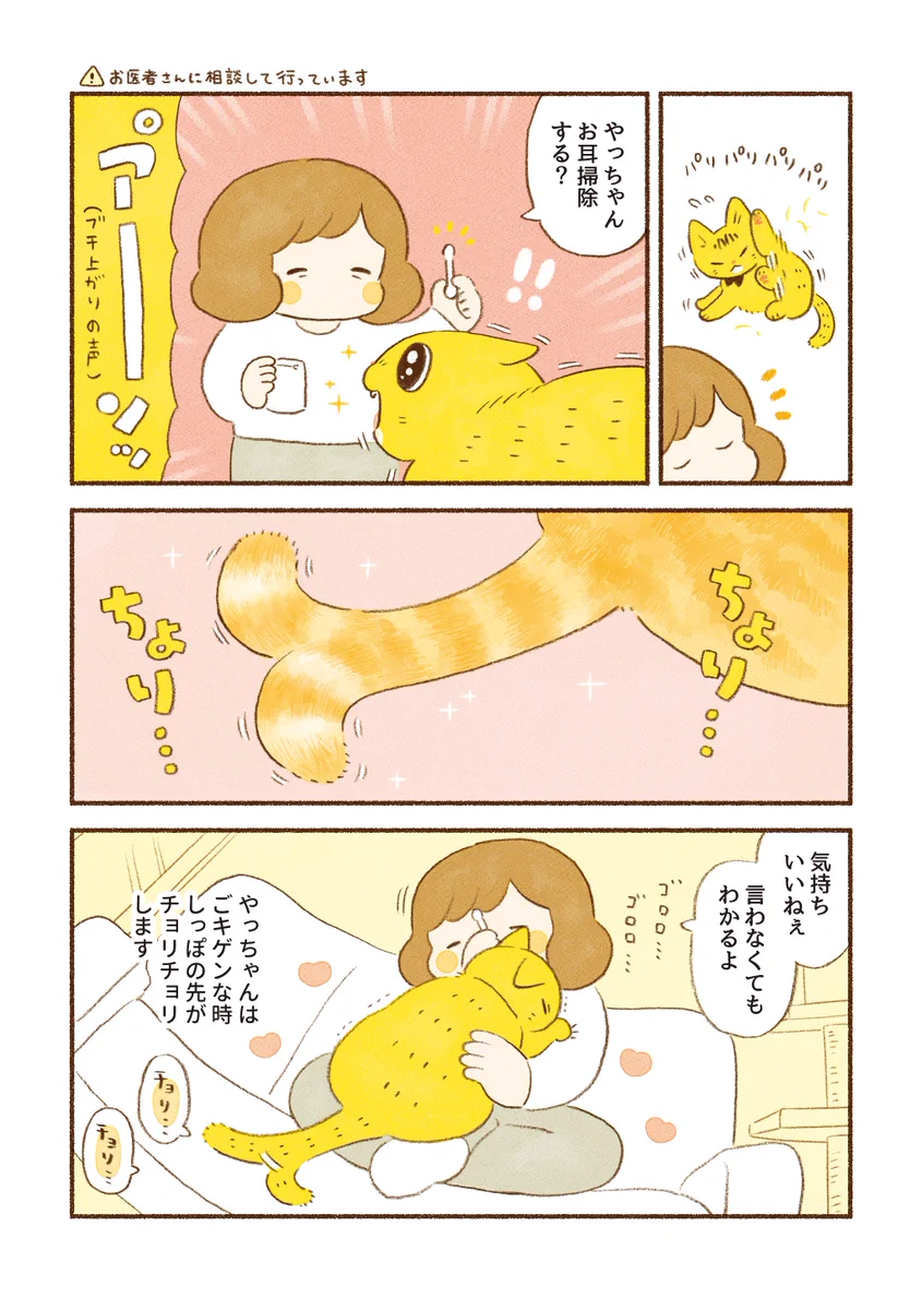 嬉しい気持ちが尻尾に出るのが可愛すぎる！愛猫たちの尻尾のお話を描いた「猫漫画」！