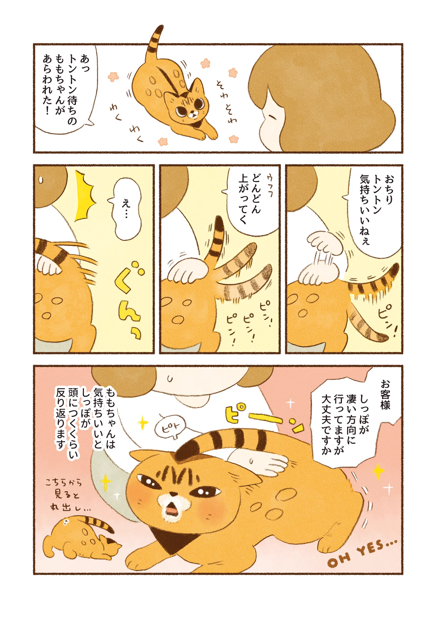 嬉しい気持ちが尻尾に出るのが可愛すぎる！愛猫たちの尻尾のお話を描いた「猫漫画」！
