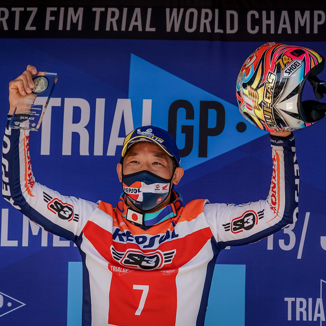 #Onthisday two years ago, @fujigasnet took his last World TrialGP victory before his retirement at the end of 2021 🏆

#RepsolHondaTeam #HondaRacingCorporation #racing #throwbacktuesday