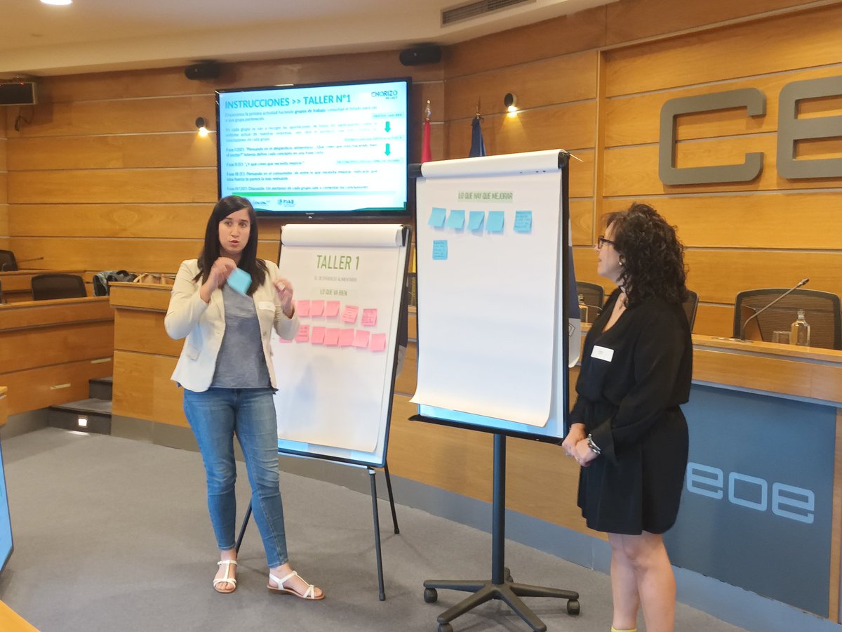 ConchaAvila's tweet photo. Presentando resultados de este primer taller 1 en grupos sobre #desperdicioalimentario #industria #consumidor @CticCita @esFIAB hoy en #Madrid @CHORIZOproject @HorizonEU https://t.co/EMTxE7St79