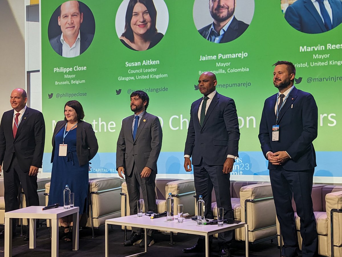 corecities's tweet photo. Brilliant to see @SusaninLangside and @MarvinJRees representing #corecities on an international panel on inequality in cities at #BUS23 @BUS_2023 https://t.co/51hEvyhbM1