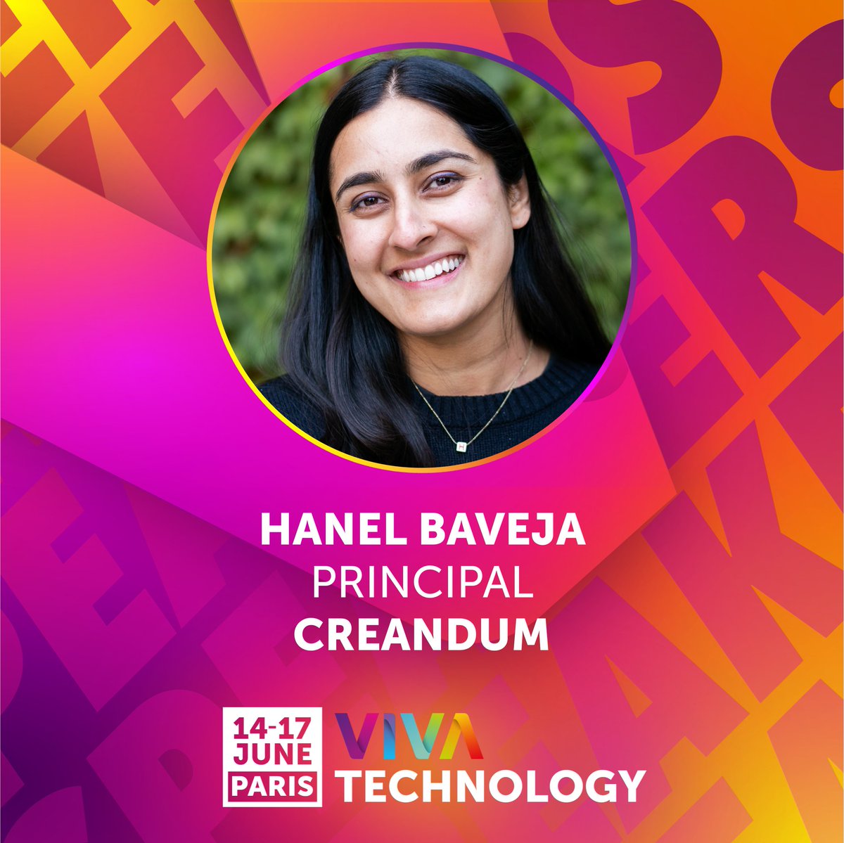 Our Principal <a href="/HanelBaveja/">hanel baveja</a> will speak at <a href="/VivaTech/">VivaTech</a> tomorrow!

The panel will centre around AI: the good, the bad and the ugly. 

If you are attending, do join the talk, and get in touch with Hanel if you'd like to meet in Paris!

#vivatech #events #technology