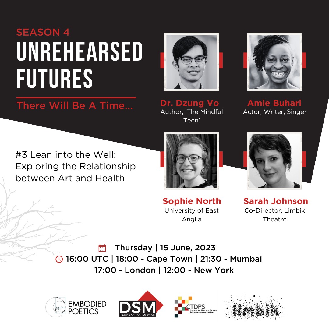 Coming this Thursday! Team Limbik and friends host a virtual salon around creativity, well-being and resilience...