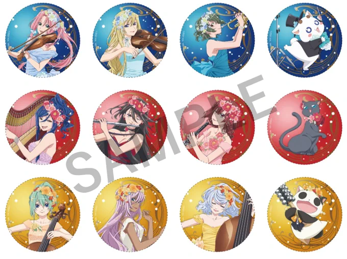 【「ARIA The SINFONIA」新商品のご紹介】  本日は「缶バッジコレクション」をご紹介 ミニキャラ含め、全21種での豪華ラインナップです お手持ちの品にキャラクター達のお供はいかがでしょうか  ▼通販予約は6/25まで▼  #ARIAカンパニー #ARIAオケコン