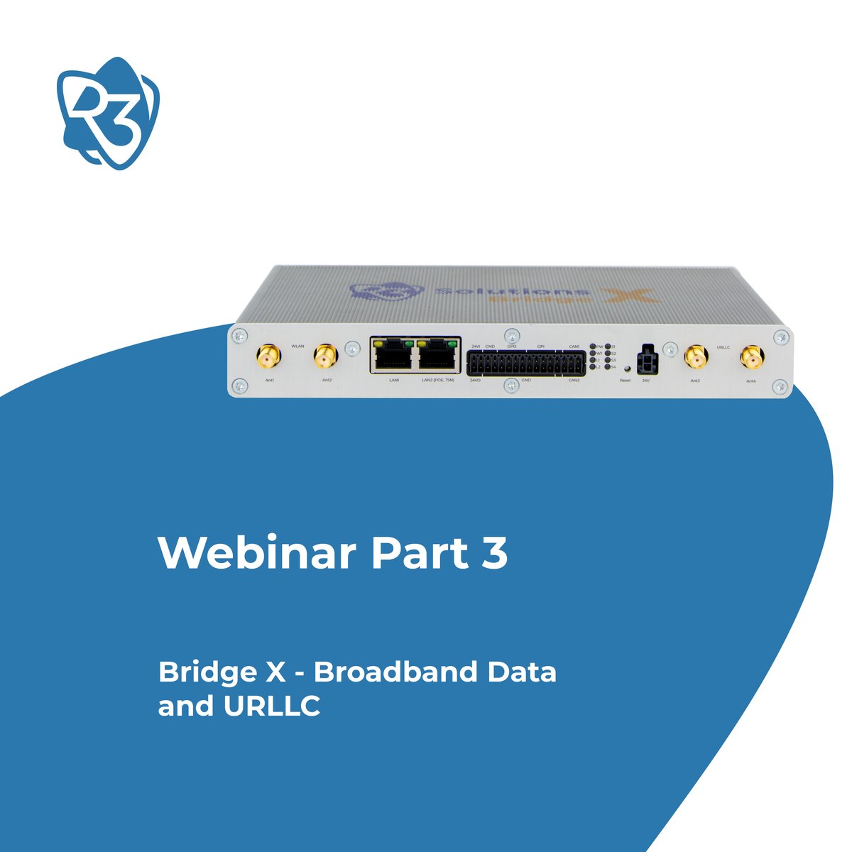 Ultra-reliable, low-latency communication is essential for use in AGVs and AMRs. With this in mind, we have developed our Bridge X, which we previewed in the last part of our webinars. Check out the videos in English youtu.be/QdHEcchQad0 and German youtu.be/gBJJAEFIYuo.