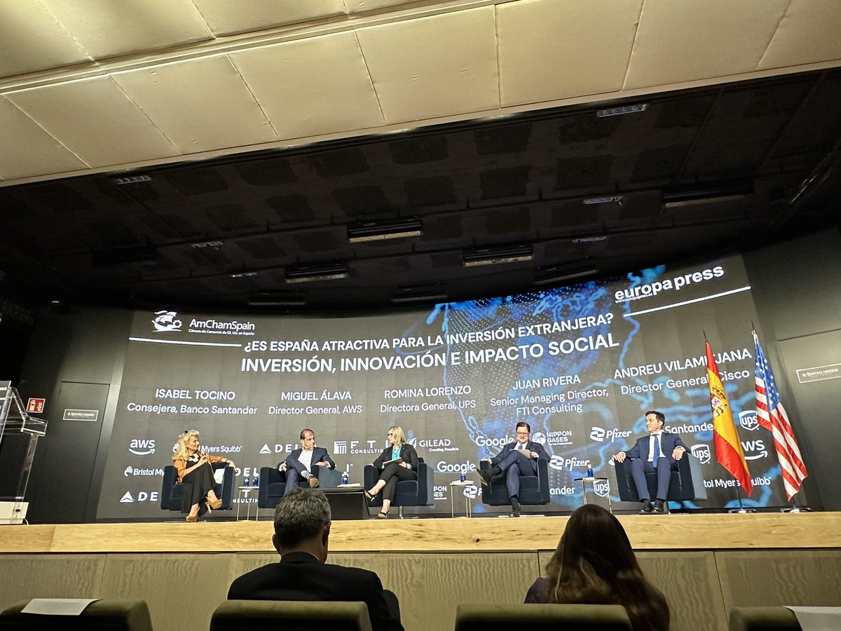 Ariadna Hernandez (@ariadnacomms) on Twitter photo “Llevamos mas de 30 años invirtiendo en España” <a href="/AVilamitjanaP/">A Vilamitjana</a> @CiscoSpain #GlobalTrends <a href="/AmChamSpain/">AmChamSpain</a> “Llevamos mas de 30 años invirtiendo en España” <a href="/AVilamitjanaP/">A Vilamitjana</a> @CiscoSpain #GlobalTrends <a href="/AmChamSpain/">AmChamSpain</a>