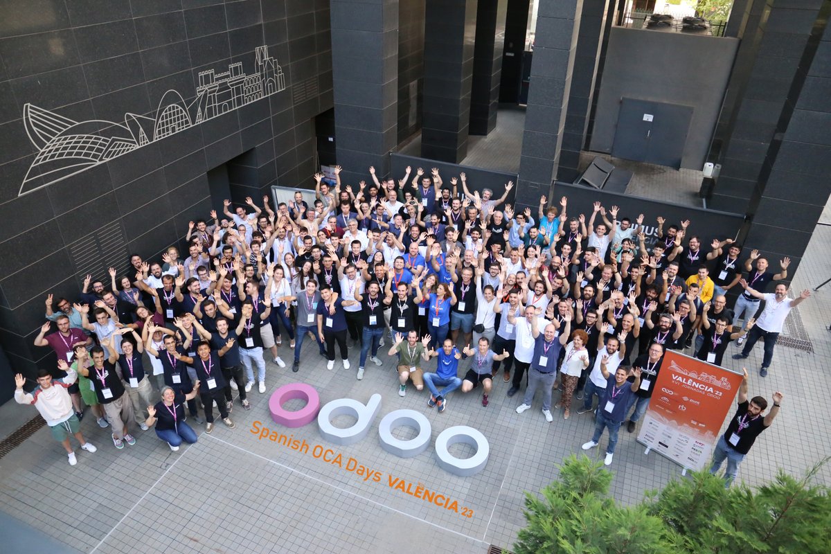 La semana pasada celebramos los #OCAdays en Valencia. Agradecemos la gran participación en estos días de colaboración y comunidad. <a href="/Odoo/">Odoo</a> <a href="/OCA/">おかか</a> <a href="/aeodoo/">Asociación Española de Odoo (AEODOO)</a>