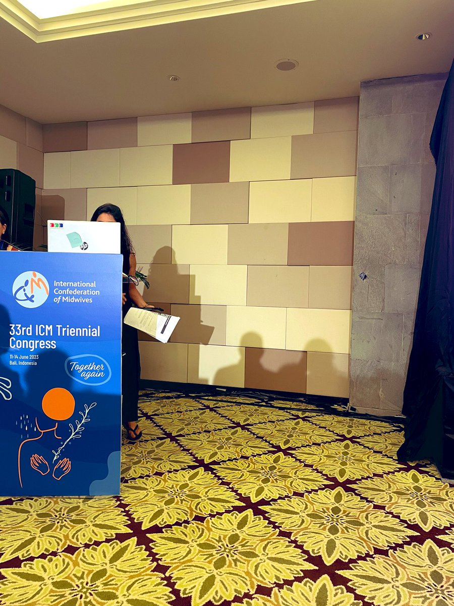 Mayra_K11's tweet photo. The podium is not made for us. So when the podium doesn’t work for us,we step out.❤️
Stepping away from podium &amp; presenting here are our Critical Midwifery Studies stars @Suselku @BaharehGoodarzi at #ICM2023 
@FrankaCadee @world_midwives @ICM_CE @RodantevdWaal @SamsonUdho https://t.co/wQLPzbBuxO
