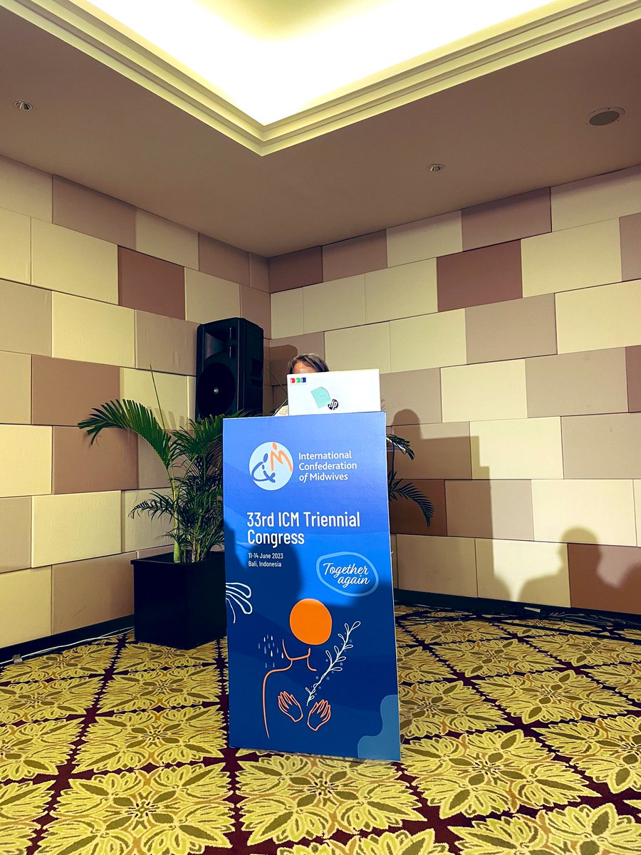 Mayra_K11's tweet photo. The podium is not made for us. So when the podium doesn’t work for us,we step out.❤️
Stepping away from podium &amp; presenting here are our Critical Midwifery Studies stars @Suselku @BaharehGoodarzi at #ICM2023 
@FrankaCadee @world_midwives @ICM_CE @RodantevdWaal @SamsonUdho https://t.co/wQLPzbBuxO