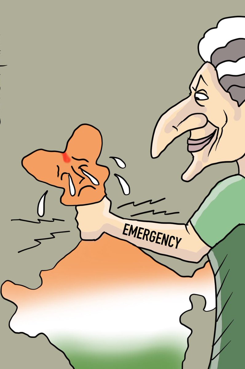 LakshmiSinghBJP's tweet photo. देश को जब बंधक बनाया था किसी तानाशाह ने अपनी कुर्सी बचाने को।
#EmergencyFiles https://t.co/zc7Qvrwe3J