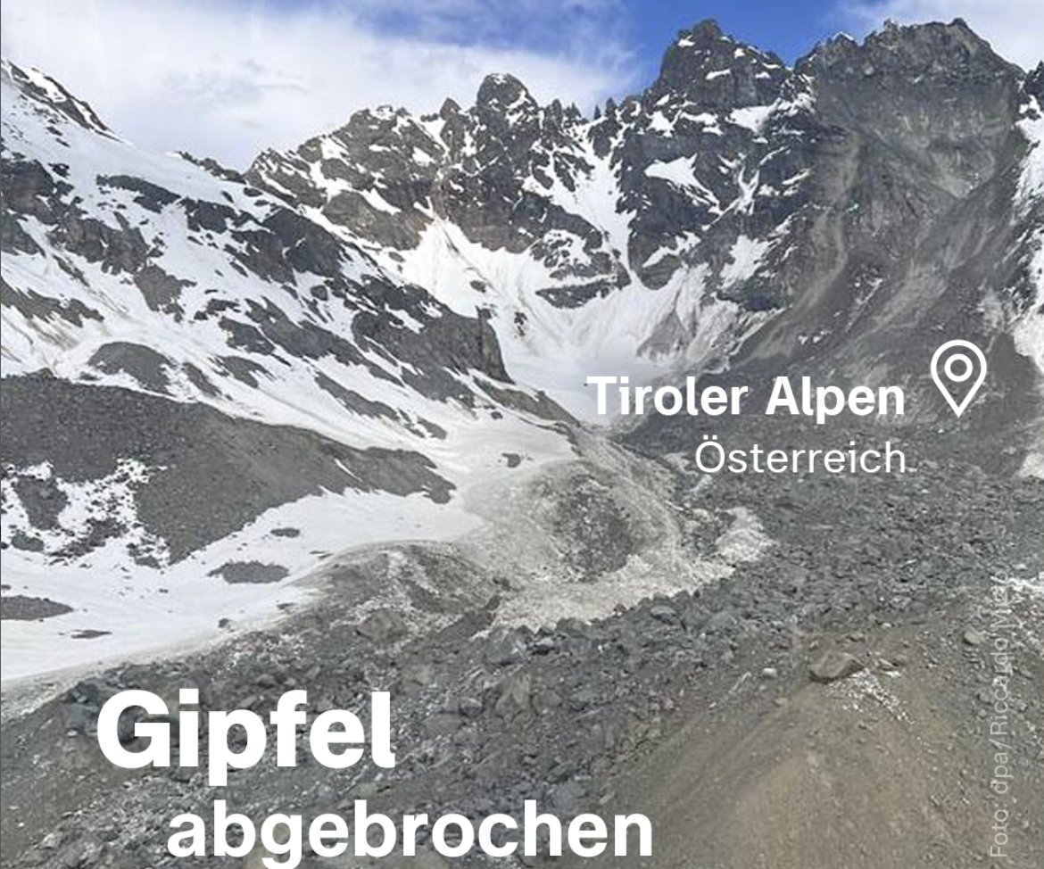 Perowinger94's tweet photo. Nein, die Welt geht durch den Klimawandel nicht unter, aber sie wird durch ihn einfach extrem Scheiße. Das sind Bilder der letzten Woche. Waldbrände, Bergstürze und Massensterben, es ist alles dabei. Das ist das Erbe unseres Wohlstandes, welches wir unseren Kindern hinterlassen😧 https://t.co/Koj5gd3lXG
