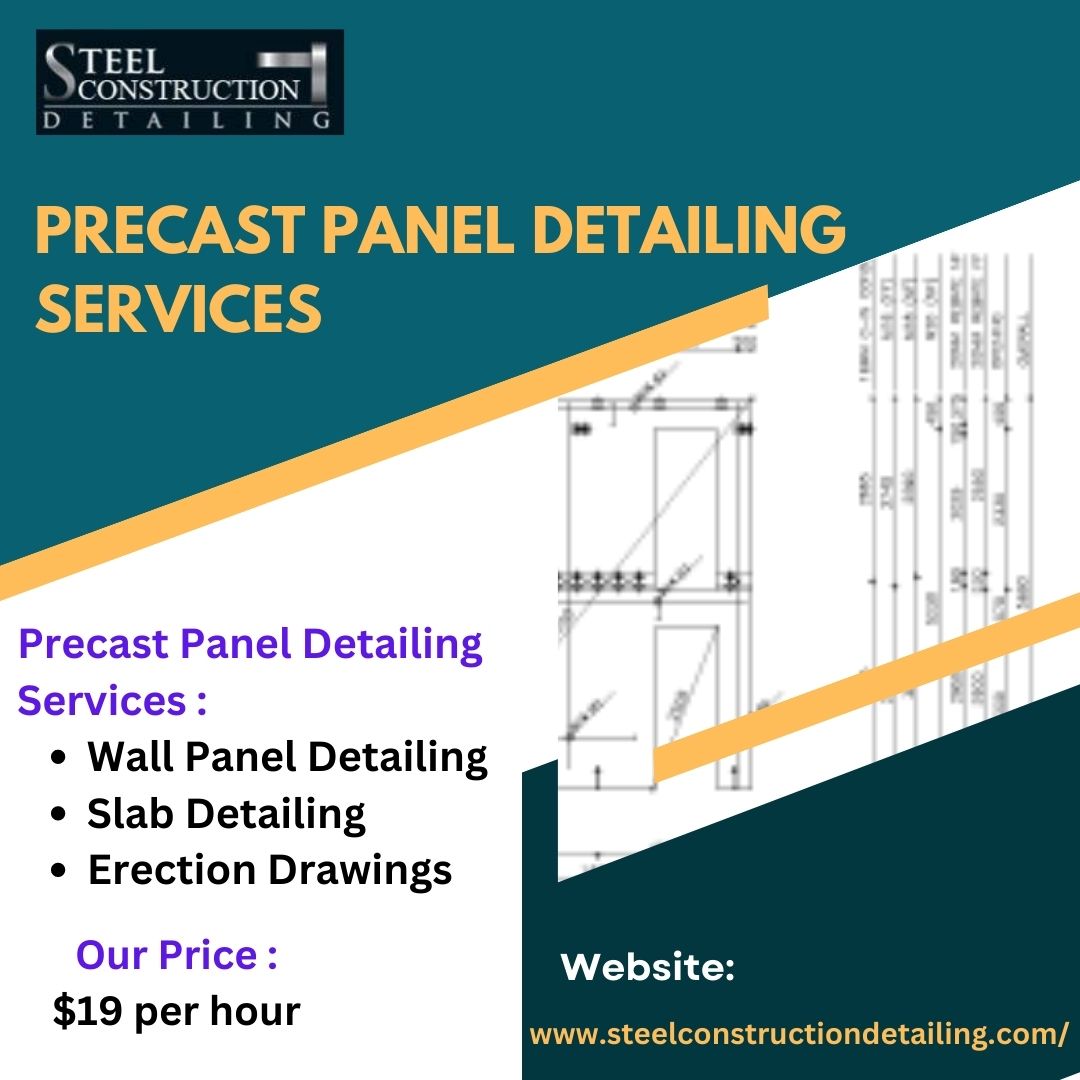 #SteelConstructionDetailing is offering the best quality #PrecastPanelDetailingOutsourcingServices.

URL:
t.ly/wFK_

#PrecastPanelDetailing #PrecastPanelDesign #PrecastPanelServices #CADServices #SteelCad