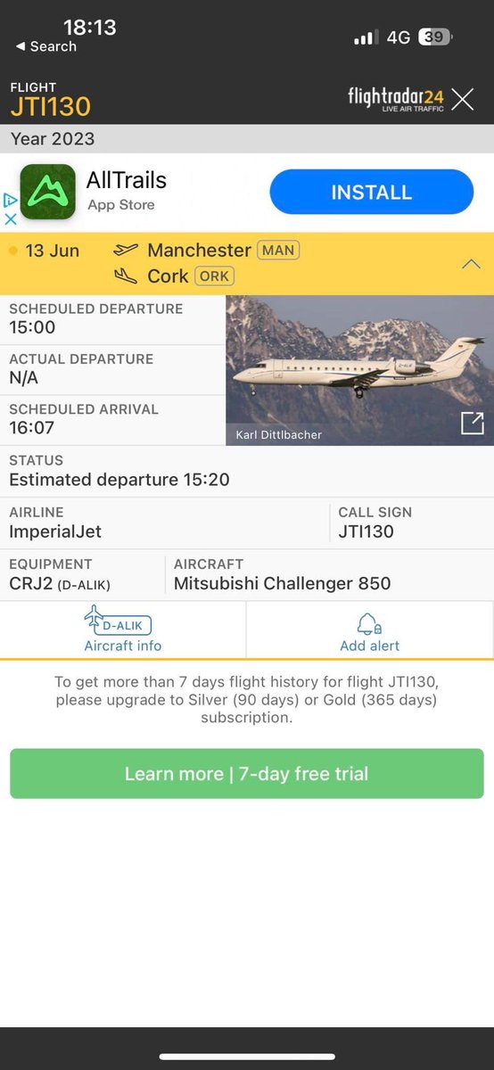 GeraldAhern's tweet image. Anyone know where the 1975s are kicking about in cork? Is this there flight coming in? Would love to get a picture with them