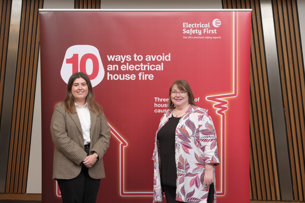 Electrical Safety First on Twitter "Thanks to ClareAdamsonSNP for