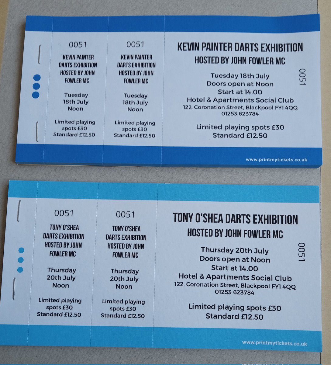 jayeffmc's tweet image. 2 great afternoon events in Blackpool for Matchplay week