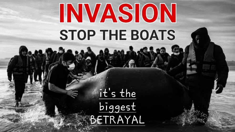 LeaderNHPUK's tweet photo. People being ran over and stabbed to death in Nottingham with 3 dead. 
We are being raped and murdered on a scale never seen before &amp; the LibLabCon do nothing but say ‘refugees are welcome’
NHPUK say…
#ExitUNRefugeeConvention 
#LeaveECHR #StopTheBoats https://t.co/TRm7qEKMsn