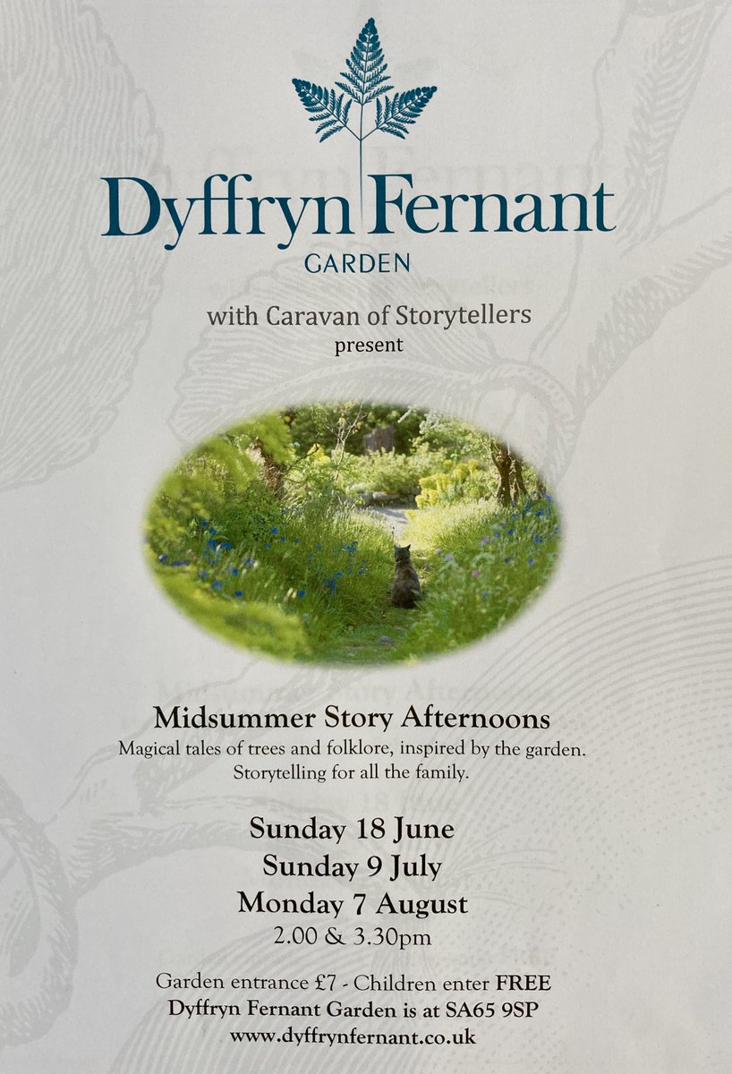 The first of our new story afternoons coming up in the garden this Sunday, included with your garden entrance, and children enter for FREE! We are still looking for extra #volunteers if you're interested in helping on the day?