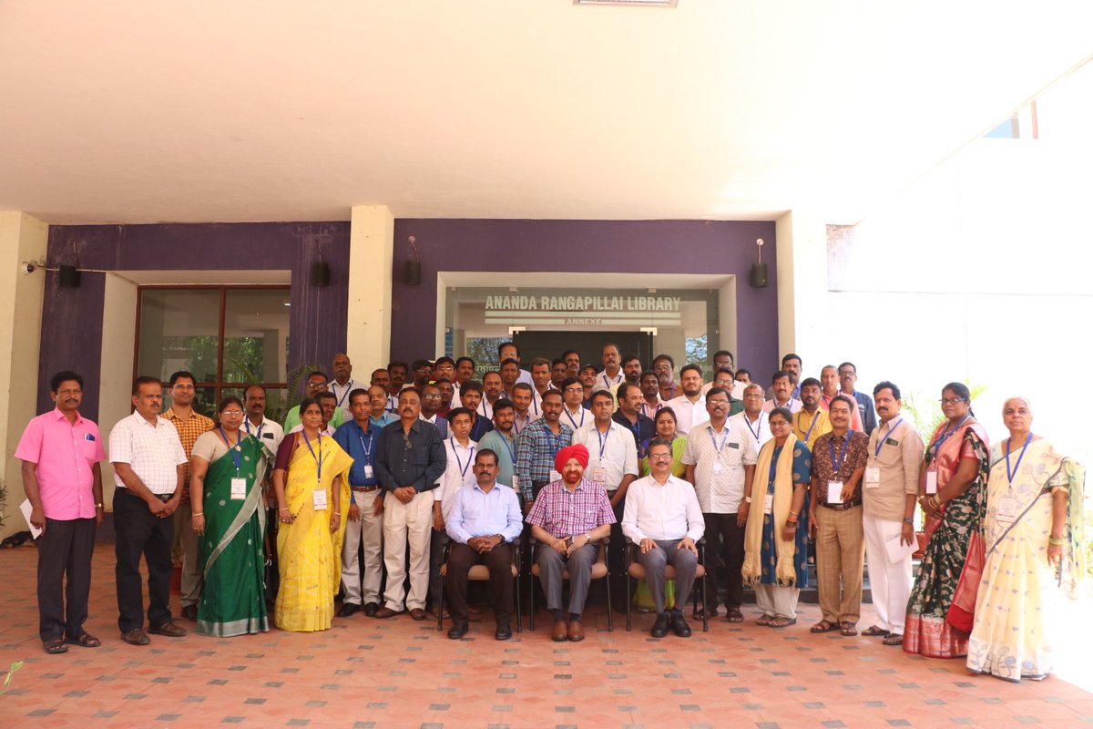 hinudi's tweet photo. Inaugural Memories of Five Days Capacity Building Programme for Public Library Personnel under the banner of National Mission on Libraries, Ministry of Culture, Govt of India organised by RRRLF in collaboration with Ananda Rangapillai Library on 12th June 2026 https://t.co/cnf2PdoktW