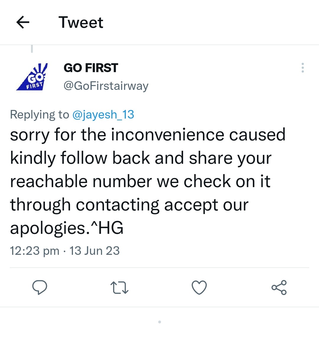 santosh610's tweet photo. Now a new scam has started basing on GoFirst, check this number and @GoFirstairways @DGCAIndia claiming to be GoFirst and replying on threads and asking our contact numbers and calling us on whatsApp. Please stop this and fix our refunds issue. #ALERT https://t.co/jBzs018t4W