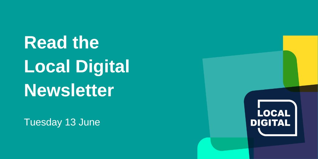 LDgovUK's tweet image. The latest #LocalDigital newsletter is out now!

✅ Watch a recording of the Local Digital programme evaluation webinar
✅ Find updates on our #LocalDigitalFund projects
✅ Sign up for upcoming #LocalGov events

Read the 13 June newsletter ⤵️
email.newsletter.localdigital.gov.uk/emails/webview…