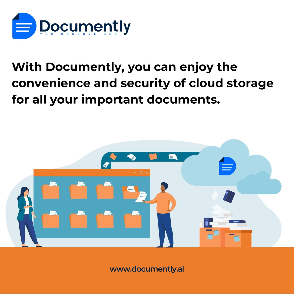 Embrace the power of cloud storage with Documently and enjoy the benefits of secure, unlimited storage for all your documents.

Sign up for free: app.documently.ai/signup

#digitaltransformation #gopaperless #DocumentStorage #business #management #cloud #safety #experience