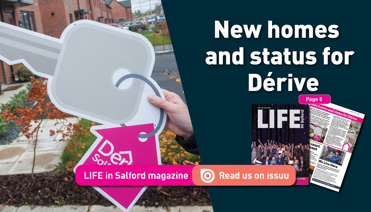 Get the latest update on affordable homes in Salford in the latest issue of Life in Salford. orlo.uk/New_Homes_and_… There's an art trail coming to Eccles, investment in tennis, how to stay safe if you own and e bike & much more. Read it all at orlo.uk/Life_In_Salfor…