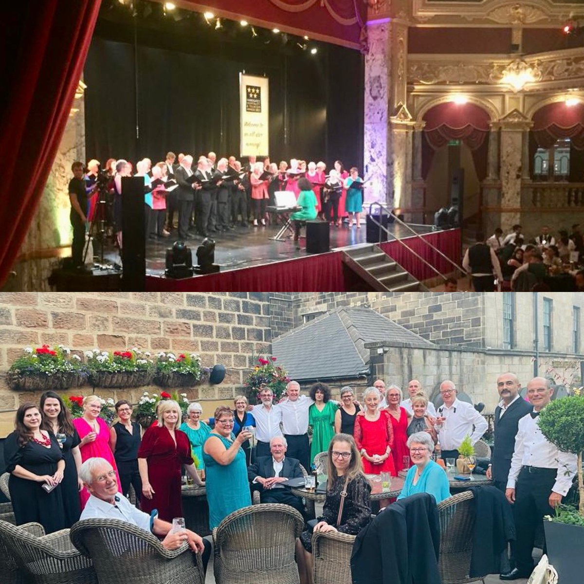 Harrogate Theatre Choir (@harrogatetchoir) on Twitter photo What a great thrill to perform for the <a href="/HHTAAwards/">Harrogate Hospitality & Tourism Awards</a> last night. Well done to all the nominees and winners 🍾🎉Thirsty work too so we just had to have our own little after show party at <a href="/fatbadgerpub/">Fat Badger</a> ! #harrogate #htcsingers #musicaltheatre What a great thrill to perform for the <a href="/HHTAAwards/">Harrogate Hospitality & Tourism Awards</a> last night. Well done to all the nominees and winners 🍾🎉Thirsty work too so we just had to have our own little after show party at <a href="/fatbadgerpub/">Fat Badger</a> ! #harrogate #htcsingers #musicaltheatre