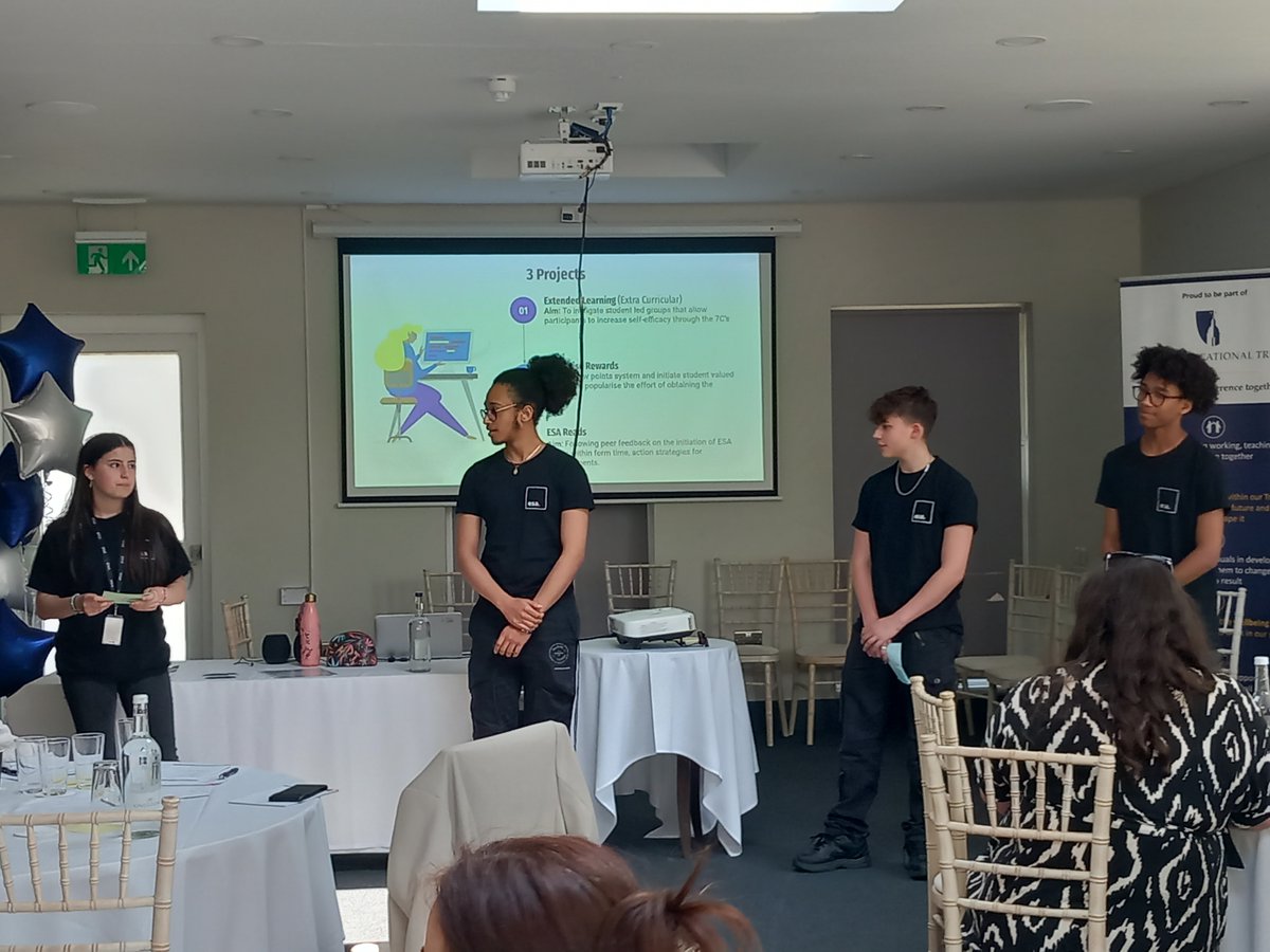 nikkirailton's tweet photo. How far they've come! Our primary and secondary LVCs presented to a room full of ITTs at @DanesEdTrust end of year Early Career's conference.  They were eloquent, professional and informed.  So proud of all they've achieved! https://t.co/oDwwtnKXuO
