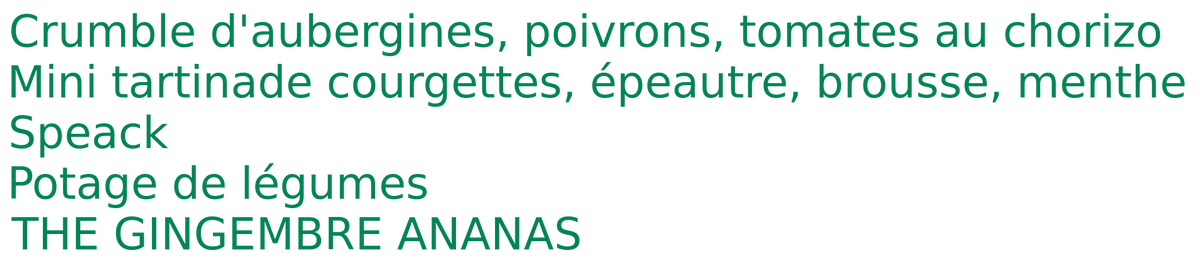B0T_Appetit's tweet photo. Entrées du mardi 13 juin #Entrées https://t.co/CztChjtVeS