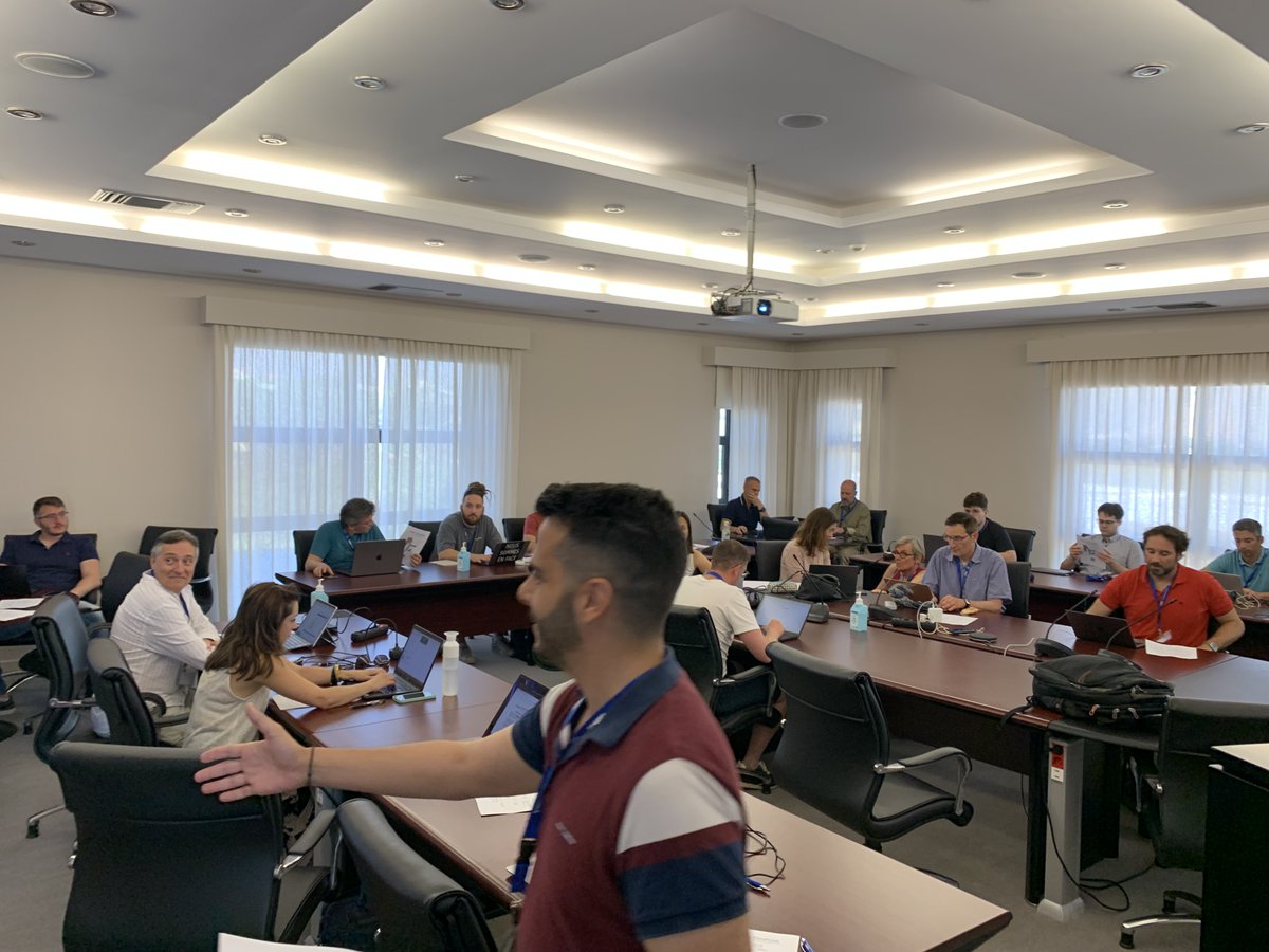 d4science's tweet photo. Kicking off the @BlueCloudEU #VRE all-hands meeting in  #FORTH ICS in Crete. 2.5 days where our VRE services for supporting #VLabs and #WorkBenches will be explained in detail with practical sessions. https://t.co/ucpRyOsTIk