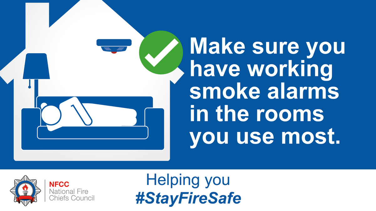 Do you have enough smoke alarms in your home? We recommend at least one per level. Could you test the smoke alarms of an older relative? We offer FREE Safe & Well Visits to those especially more vulnerable to the effects of fire. Call 01743 260200 to request one #HFSW23