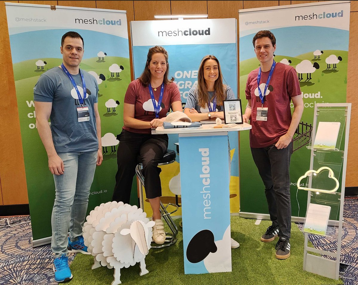 Come say hello👋 to us today and tomorrow at the #DevOpsCon in Berlin! #meshcloud #cloudfoundation