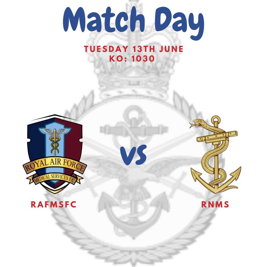 rafmsfc's tweet photo. First match of the tournament about to get underway against @RNMSFC LETS GO! ⚽️ @BFBSSport @RAFMedicWO @RAFMedServices @RAFNewsReporter #dms #defencefootball #medicalservices #football #footballtournament #raf #army #navy https://t.co/9OQCH2ZS4a