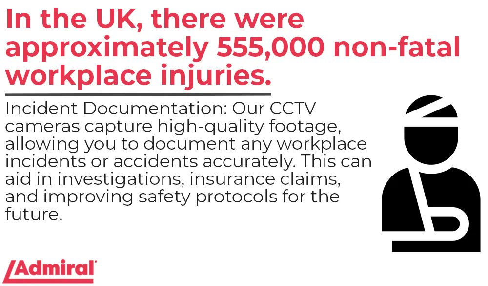 AdmiralSSLtd's tweet photo. Secure Your Workplace, Protect Your Employees.
Incident Documentation, improved employee confidence and improved overall well-being and productivity.
Get in touch: https://t.co/0T0vFqDzrp
#WorkplaceSafety #EmployeeSecurity #CCTVSystems https://t.co/9oEIT0O12l