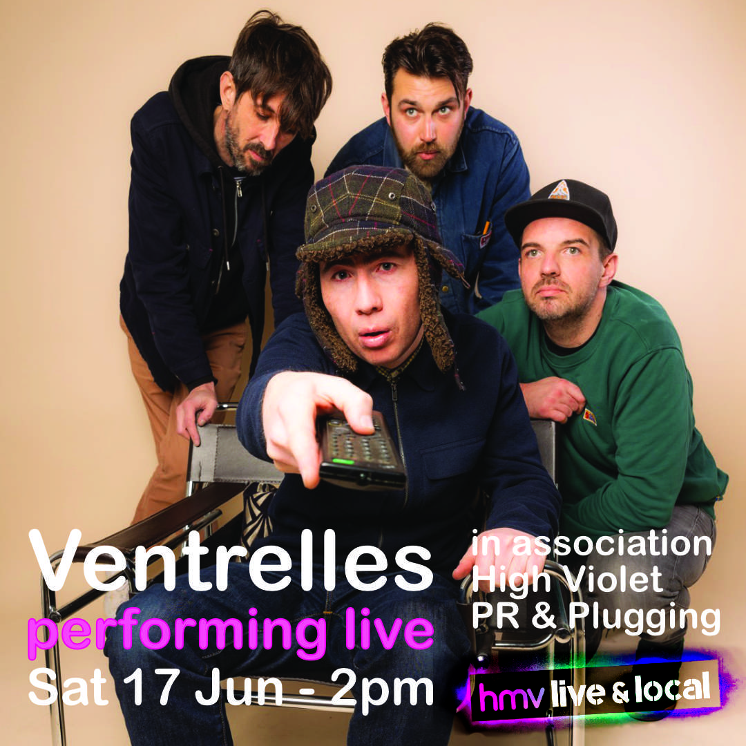 hmvManchester's tweet photo. In association with High Violet PR & Plugging, @Ventrellesound are playing live in-store on Saturday 17th June at 2pm, this is part of our live and local promotion. Entry is free.
#liveandlocal #hmv #hmvmanchester #manchesterarndale #manchestermusic #livemusic https://t.co/oAdgjsIDfV