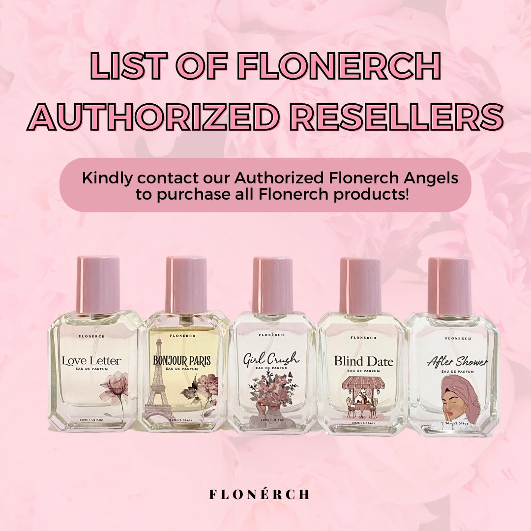 flonerch's tweet image. LIST OF FLONERCH AUTHORIZED RESELLERS!
If you’re looking for any Flonerch products, boleh check out our authorized resellers in the comment section below and choose your nearby angels for FAST DELIVERY 😍
Just contact our angels and bagitahu je what item do you want to order ✨