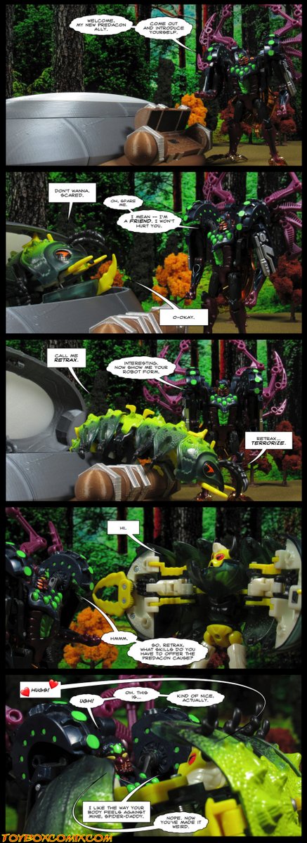 ToyBoxComix's tweet photo. Random Old Comic: Roly Poly https://t.co/3X3I1jEkvs #xp #BeastWars #Retrax #Tarantulas #Transformers https://t.co/QloS6CYpHk
