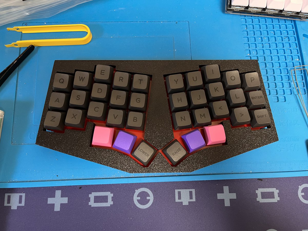 日本製・綿100% Sagittarius keyboard エルゴ キーボード組立キット