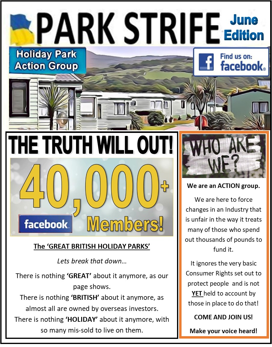 This month's edition of 'PARK STRIFE'
