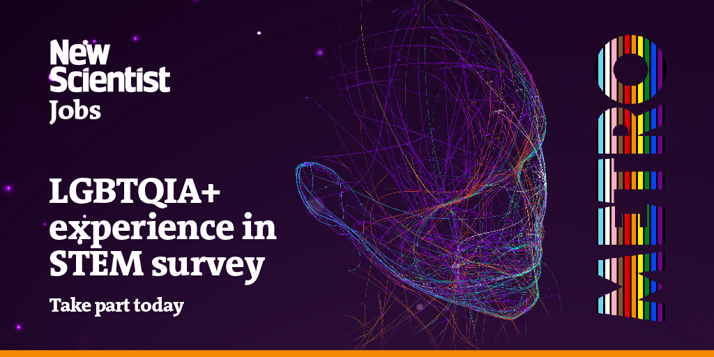 HAPPY PRIDE MONTH 🏳️‍🌈
New Scientist Jobs and Metro have teamed up to conduct a global survey of LGBTQIA+ experiences in STEM industries. 
To take part visit: newscientist.com/lgbtqia-survey 
#lbgtq #love #community #support #PrideMonth #HappyPrideMonth #rightsforall #STEM #Science