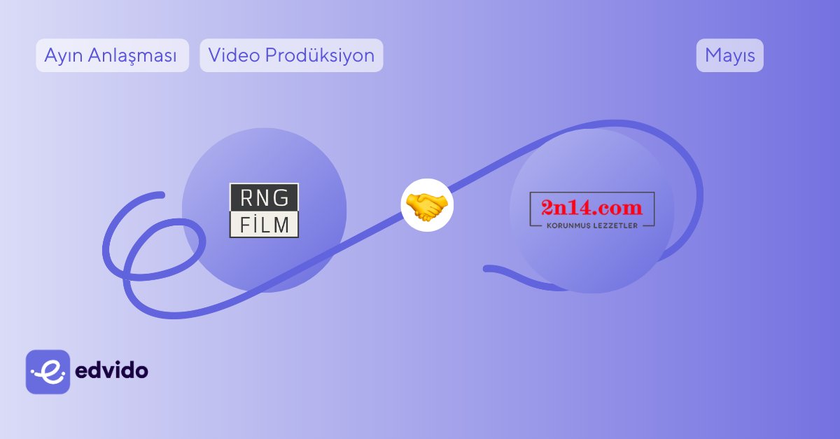 #VideoProdüksiyon ihtiyacı için ajans arayan 2n14.com, RNG Film ile Mayıs ayının anlaşmasına imza attı! 🎉